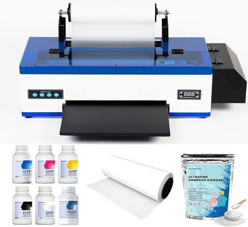 طابعة PUNEHOD A3 DTF R1390، مباشرة إلى آلة الفيلم مع نظام تداول الحبر الأبيض، عرض 13 بوصة، طباعة نافثة للحبر ملونة، برنامج أمان، اتصال USB، للملابس المخصصة والأقمشة المتعددة in Kuwait
