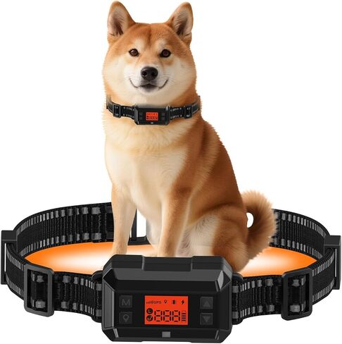 Wireless Electric Fence for Dogs, PETHEY GPS Dog Collar Fence System, IPX7 Waterproof Pet Containment System, Wireless Dog Fence Radius 33-999 Yards, 10-110lb Adjustable Wireless Pet Fence in Saudi Arabia