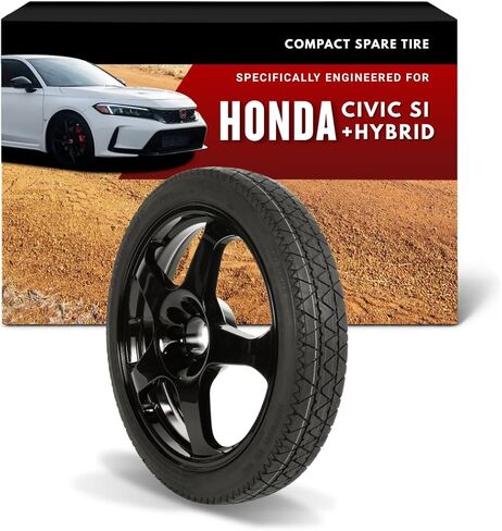 مجموعة إطارات احتياطية مدمجة كاملة من Modern Spare - تناسب سيارات Honda Civic 2017-2026 (بما في ذلك موديلات SI) in Kuwait