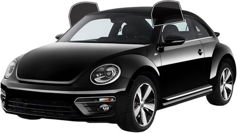 طبقة تظليل نافذة مسبقة القطع لسيارة VW Beetle Convertible 2013-2019 للزجاج الأمامي الخلفي 20% VLT 2Ply مضاد للكسر، كتلة للأشعة فوق البنفسجية، حماية الخصوصية، سهل التركيب، لا حاجة للتشذيب، تقليل الحرارة والوهج in Kuwait
