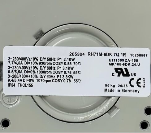 RH71M-6DK.7Q.1R 230/400V 7.7/4.5A 2.1/3.1W 930/1070RPM مروحة تبريد 710 مم in Kuwait
