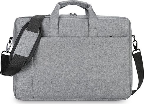 EMOO 14 Inch Laptop Briefcase, Polyester Laptop Bag with Front Pocket, Double Zipper Computer Bag for Daily Office Use in Kuwait