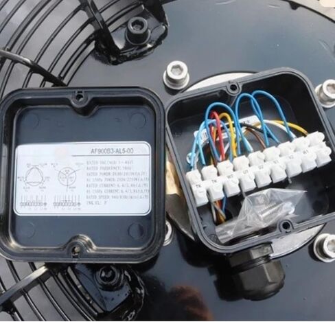 AF900B3-AL5-00 400V 6.4/3.8A 2600/2050W 940/830RPM مروحة تبريد 910 مم in Kuwait