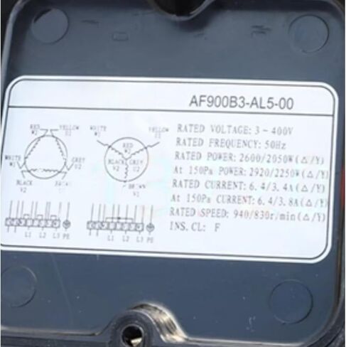 AF900B3-AL5-00 400V 6.4/3.8A 2600/2050W 940/830RPM مروحة تبريد 910 مم in Kuwait