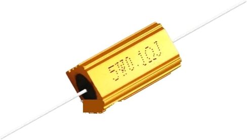 2PCS 5W RX24 Aluminum Power Metal Shell Case Wirewound Resistor 0.1~15K 0.5 1 2 5 6 8 10 20 50 100 120 200 300 1K 5K 10K ohm(10R) in Kuwait