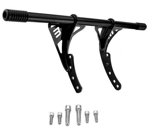 Mofun Front Engine Guard Crash Bar 1.25" Highway Peg Bar Compatible with Harley Softail Street Bob FXBB, Low Rider FXLR FXLRS FXLRST Standrad 2018-2025 Gloss Black in Kuwait