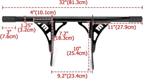 Mofun Front Engine Guard Crash Bar 1.25" Highway Peg Bar Compatible with Harley Softail Street Bob FXBB, Low Rider FXLR FXLRS FXLRST Standrad 2018-2025 Gloss Black in Kuwait