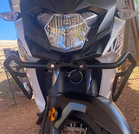 واقي محرك قضيب التصادم لـ Versys-X Versys X 300 250 2017-2024 2025 2026 واقي سقوط إطار المصد أسود in Kuwait