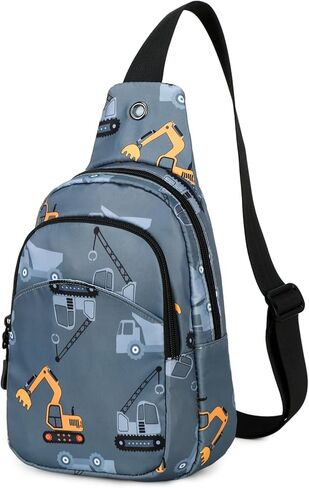 CAMTOP Crossbody Bag Kids Sling Bag Shoulder Bag Chest Pack Small Cartoon Backpack Boys Travel 3-8 Years Old in Saudi Arabia