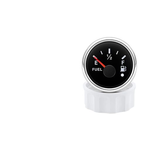 7 Colors LED 52mm Fuel Level Meter Gauge 240~33ohm 0-190ohm Car Boat Motorcycle Oil Level Indicator for Fuel Level Sender Unit(240-33ohm WS) in Saudi Arabia