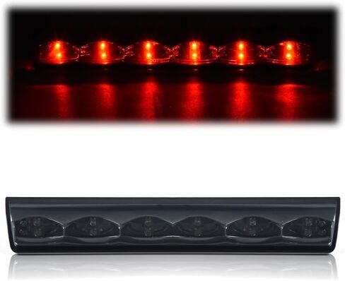 CROSSDESIGN AT-LED-36R LED 3rd Brake Light, Compatible with Leer ARE Century Truck Cap Topper, Recessed High Mount Stop Light - Clear Lens, Black Housing in Kuwait