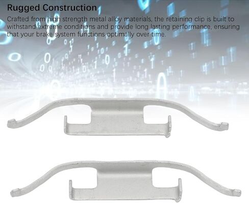 aqxreight Rear Brake Pad Retaining High Performance Anti Rattle Spring Set for 1 3 Series X1 Z4 Durable Metal Alloy 2 Pcs in Kuwait
