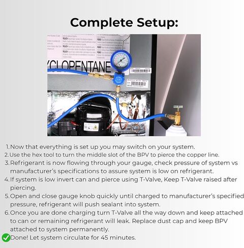مبرد ENVIRO-SAFE R600 في حاوية ذات نمط ثقب 6 أونصة لمجموعة إعادة الشحن - تتضمن (1) 6 أونصة. العلبة ومجموعة القياس وصمام ثقب الرصاصة (مجموعة إعادة الشحن) in Kuwait