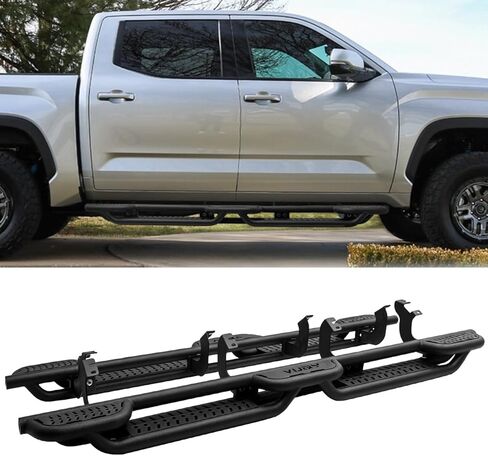 Vijay Fits 2022-2026 Tundra Crewmax Cab Side Step Bars لوحات الجري (C) in Kuwait