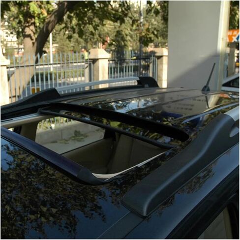 Compatible For Hyundai Tucson 2004-2008 Car Roof Rails Rack Leg Cover End Cap Cover Shell Black 1 Set in Kuwait