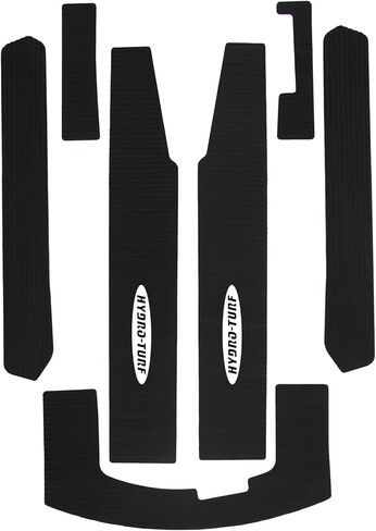 Hydro-Turf Traction Mat Kit Compatible with Yamaha Wave Runner III 650, Wave Runner III 700 1990-1997 (Black Cut Groove) in Kuwait