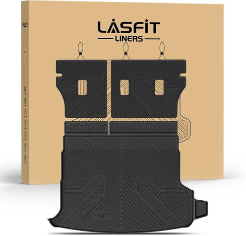 LASFIT Floor Mats for Subaru Outback 2026, All Weather TPE Custom Fit Floor Liners Easy Clean Durable No-Curling 1st & 2nd Row Mats for Outback 2026 Car Accessories, Black in Kuwait