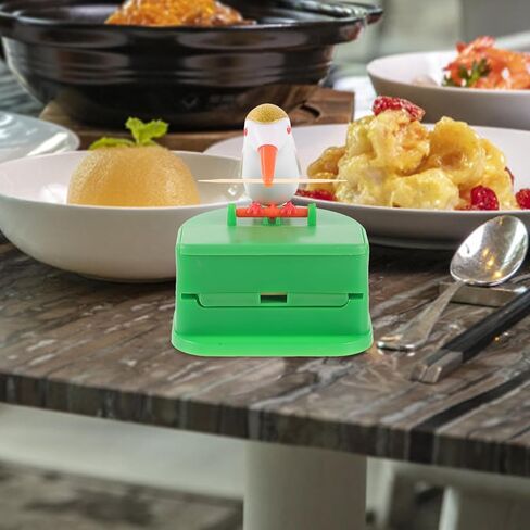 1 Set Bird Toothpick Box Toothpick case Storage Automatic Toothpick Dispenser Toothpick Dispenser Table toothpicks Plastic Toothpick Holder Container Cute Organizer Wooden in Saudi Arabia
