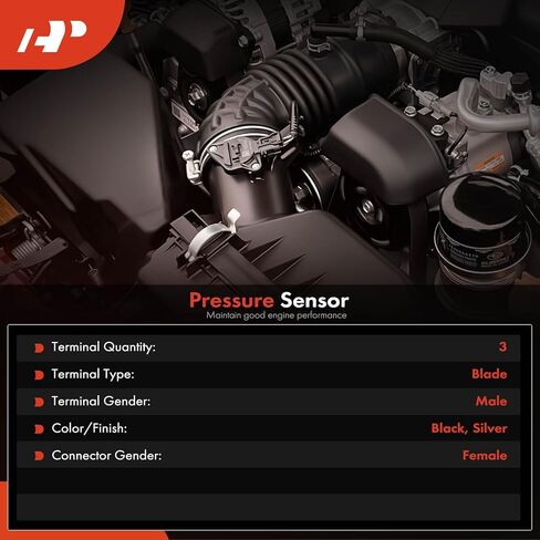 مفتاح ضغط محول الضغط A-Premium HVAC [3 دبابيس] متوافق مع موديلات شيفروليه وبويك وبونتياك وأولدزموبيل - بيريتا وكافالير وكورسيكا وكورفيت ولومينا وسينشري وريجال وسكايلارك in Kuwait