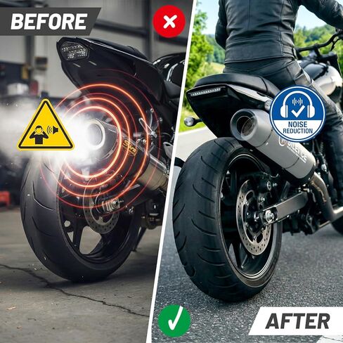 2 Pack Muffler Packing, Ceramic Exhaust Packing, Universal Muffler Mat for Motorcycle Exhaust, Insulated Pipe Wrap Silencer for 2-Stroke 4-Stroke Motorcycle Atv Dirt Bike, Motorcycle Accessories in Kuwait