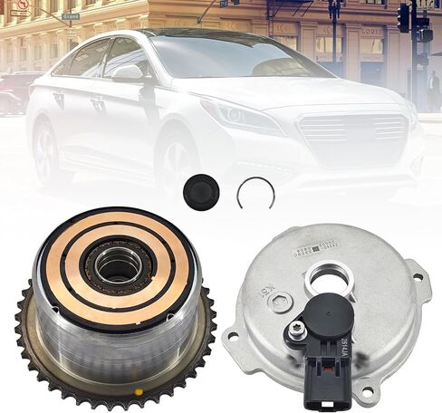24350-2GGB0 CVVT Assy مدخل وصمام المحرك توقيت الملف اللولبي مع جهاز استشعار مناسب لشركة Hyundai G70/Santa Fe/Santa Fe Sport/Sonata/Tucson for Veloster N لكيا سورينتو/سبورتاج/ستينغر 16-22 in Kuwait