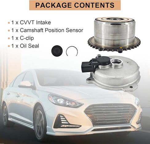 24350-2GGB0 CVVT Assy مدخل وصمام المحرك توقيت الملف اللولبي مع جهاز استشعار مناسب لشركة Hyundai G70/Santa Fe/Santa Fe Sport/Sonata/Tucson for Veloster N لكيا سورينتو/سبورتاج/ستينغر 16-22 in Kuwait