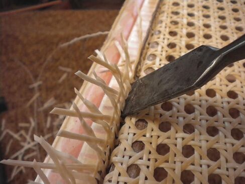 Reed Spline for a 3/16" Groove, #8, Pressed Cane Mesh Chair Repair, Set of Two 6 Foot coils in Kuwait