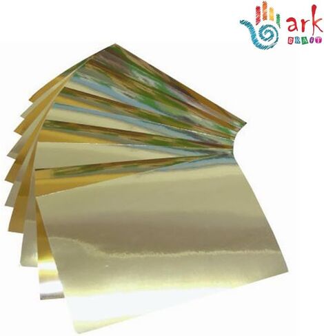 35281 A4 250 GSM Mirror Card - Silver (Pack of 10) in Kuwait