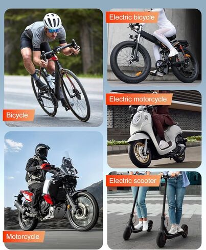 Motorcycle Disc Lock with Fingerprint Unlock, 120dB Anti-Theft Waterproof Alarm Brake Lock, 7mm Pin & 5ft Reminder Cable, for Motorcycles Bike Scooter in Saudi Arabia