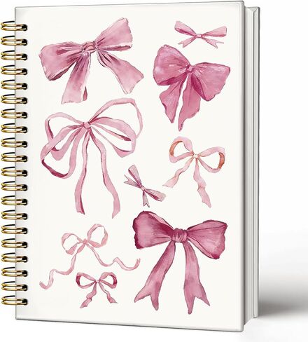 SkyCozy Chinoiserie Hummingbird Floral Notebook Journal، مجلة الطيور الزهرية الزرقاء للنساء، هدايا الطائر الطنان للنساء، دفتر ملاحظات حلزوني ذو غلاف صلب باللونين الأزرق والأبيض 5.5 × 8.3 بوصة in Kuwait