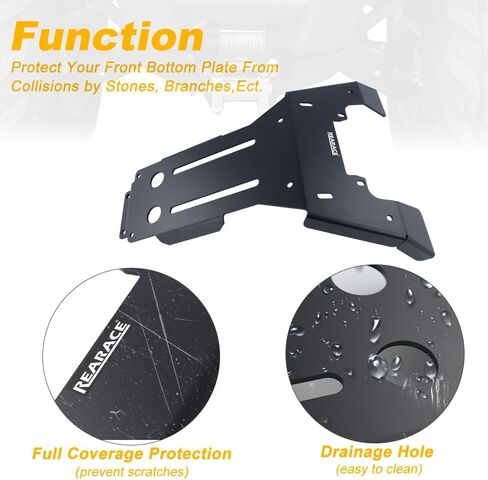 Front Bash Skid Plate Fit for YFM700/Kodiak Grizzly 700 2016-2025 Engine Mud Guard Bash Cover in Kuwait