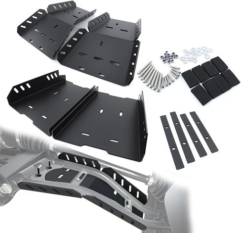 Front and Rear A-Arm Guards Fit for CFMOTO UForce 1000 / XL 2021-2025, UTV 4MM Aluminum A-Arm Skid Plates in Kuwait