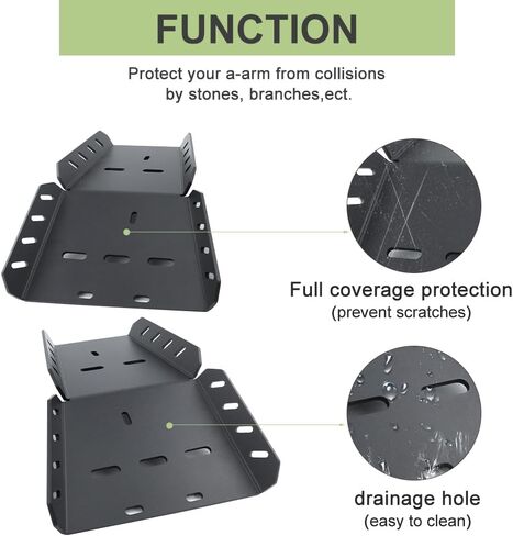 Front and Rear A-Arm Guards Fit for CFMOTO UForce 1000 / XL 2021-2025, UTV 4MM Aluminum A-Arm Skid Plates in Kuwait