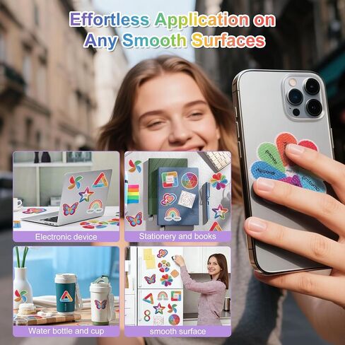 Sensory Stickers Anxiety Relief Items - ForTomorrow 48 Pcs Textured Calm Strips Calming Stickers, Breathing Mindfulness Quiet Fidget for Autism Adults & Kids, Office & Classroom in Kuwait
