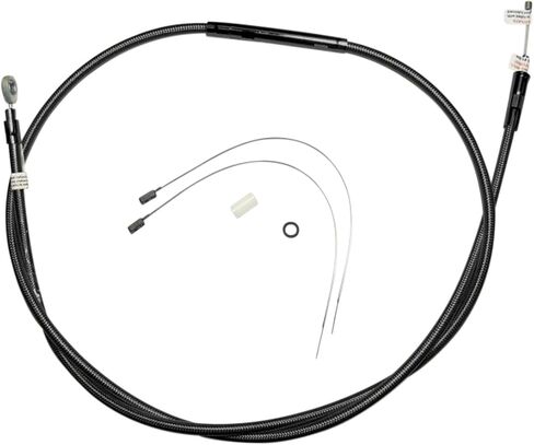 Magnum Braided Clutch Control Cable - +4in. - Black Pearl in Kuwait