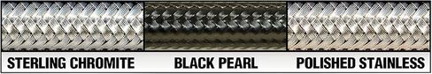 Magnum Braided Clutch Control Cable - +4in. - Black Pearl in Kuwait