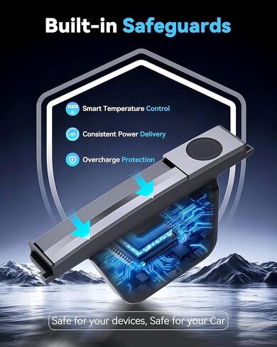 LOWEEY USB Hub for Tesla Model Y Juniper 2025-2026 & Model 3 Highland 2024-2026 Accessories, Retractable Phone Charger with Adapters&Watch Magnetic Charging Dock Multi Port Center Console Dock Station in Kuwait