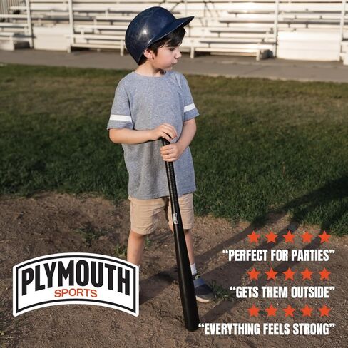 Wiffle Ball Bat and Ball Set (2 Bats and 3 Balls) - Lightweight Baseball Set for Backyard Games, Outdoor Practice, Training Drills and Recreational Use in Kuwait