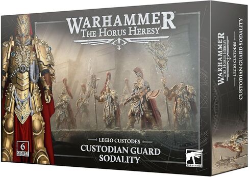 Warhammer The Horus Heresy Legio Custodes Custodian Guard Sodality, 6 Plastic Miniatures with Guardian Spears in Kuwait