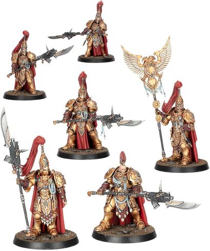 Warhammer The Horus Heresy Legio Custodes Custodian Guard Sodality, 6 Plastic Miniatures with Guardian Spears in Kuwait