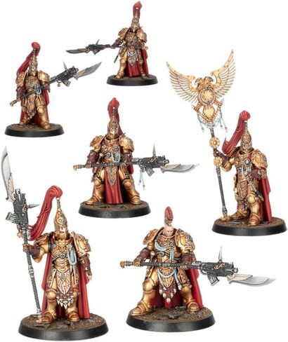 Warhammer The Horus Heresy Legio Custodes Custodian Guard Sodality, 6 Plastic Miniatures with Guardian Spears in Kuwait