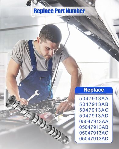 استبدال 5047913AD 5047913AA 5047913AB 5047913AC عمود الحدبات للسحب الأيمن متوافق مع جيب جراند رانجلر جلاديتور دودج دورانجو كرايسلر رام 1500 بروماستر 1500/2500/3500 3.6 لتر V6 محرك 2016-2024 in Kuwait