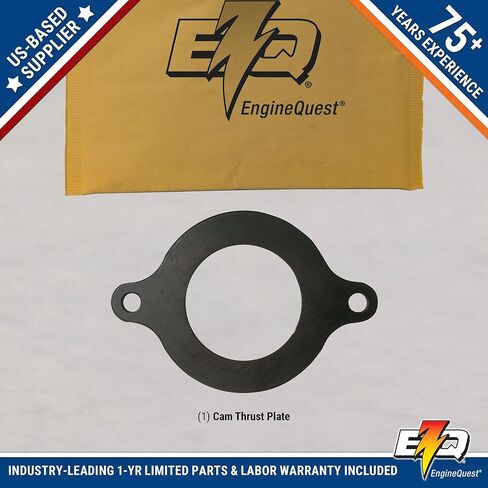 V8 Camshaft Thrust Plate | 5.0L 305/5.7L 350 LT1 / LT4 / L98 Vortec Engines | 3.900" Tip-to-Tip | Steel Retainer Plate | Direct Replacement in Kuwait