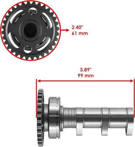 Compatible with Intake and Exhaust Camshaft Yamaha YFZ450 SP YFZ450V 2004 2005 2006 2007 2008 2009 in Kuwait