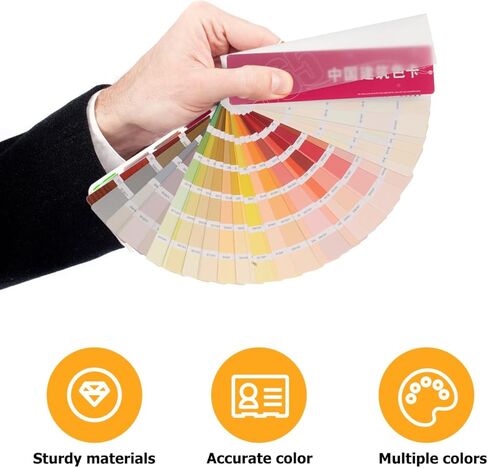 Abaodam Color Cards Deck 365 Color Paint Sample Cards Set Standard Architectural Paint Chips for for Accurate Matching for Arts and Crafts DIY Projects in Kuwait