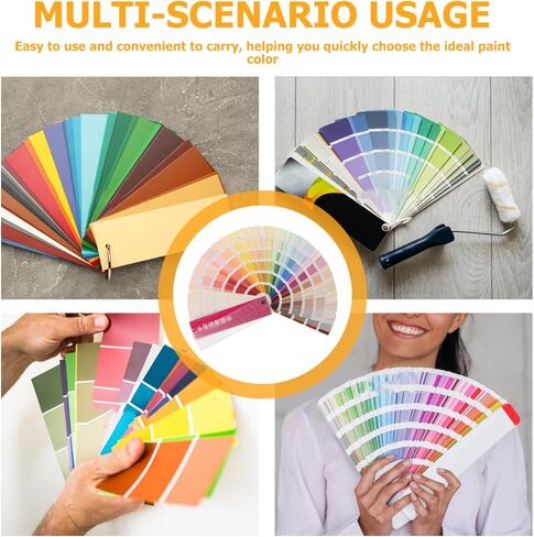 Abaodam Color Cards Deck 365 Color Paint Sample Cards Set Standard Architectural Paint Chips for for Accurate Matching for Arts and Crafts DIY Projects in Kuwait