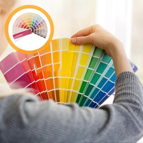 Abaodam Color Cards Deck 365 Color Paint Sample Cards Set Standard Architectural Paint Chips for for Accurate Matching for Arts and Crafts DIY Projects in Kuwait