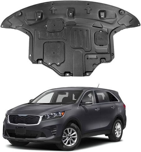 Engine Splash Shield Fit for Kia Sorento 2016 2017 2018 2019 2020 Lower Engine Case Guard Under Engine Cover Fit for Sorento Front Engine Guard Mud Flaps Including Screw Hardware in Kuwait