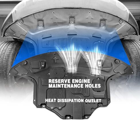 Engine Splash Shield Fit for Kia Sorento 2016 2017 2018 2019 2020 Lower Engine Case Guard Under Engine Cover Fit for Sorento Front Engine Guard Mud Flaps Including Screw Hardware in Kuwait