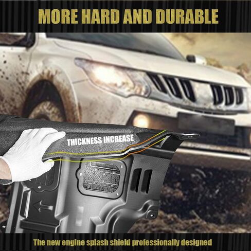 Engine Splash Shield Fit for Kia Sorento 2016 2017 2018 2019 2020 Lower Engine Case Guard Under Engine Cover Fit for Sorento Front Engine Guard Mud Flaps Including Screw Hardware in Kuwait